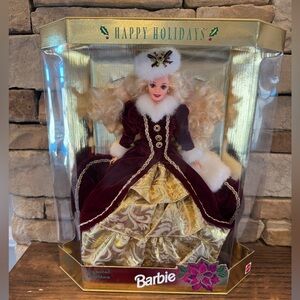 Happy Holidays Barbie 1996 NIB